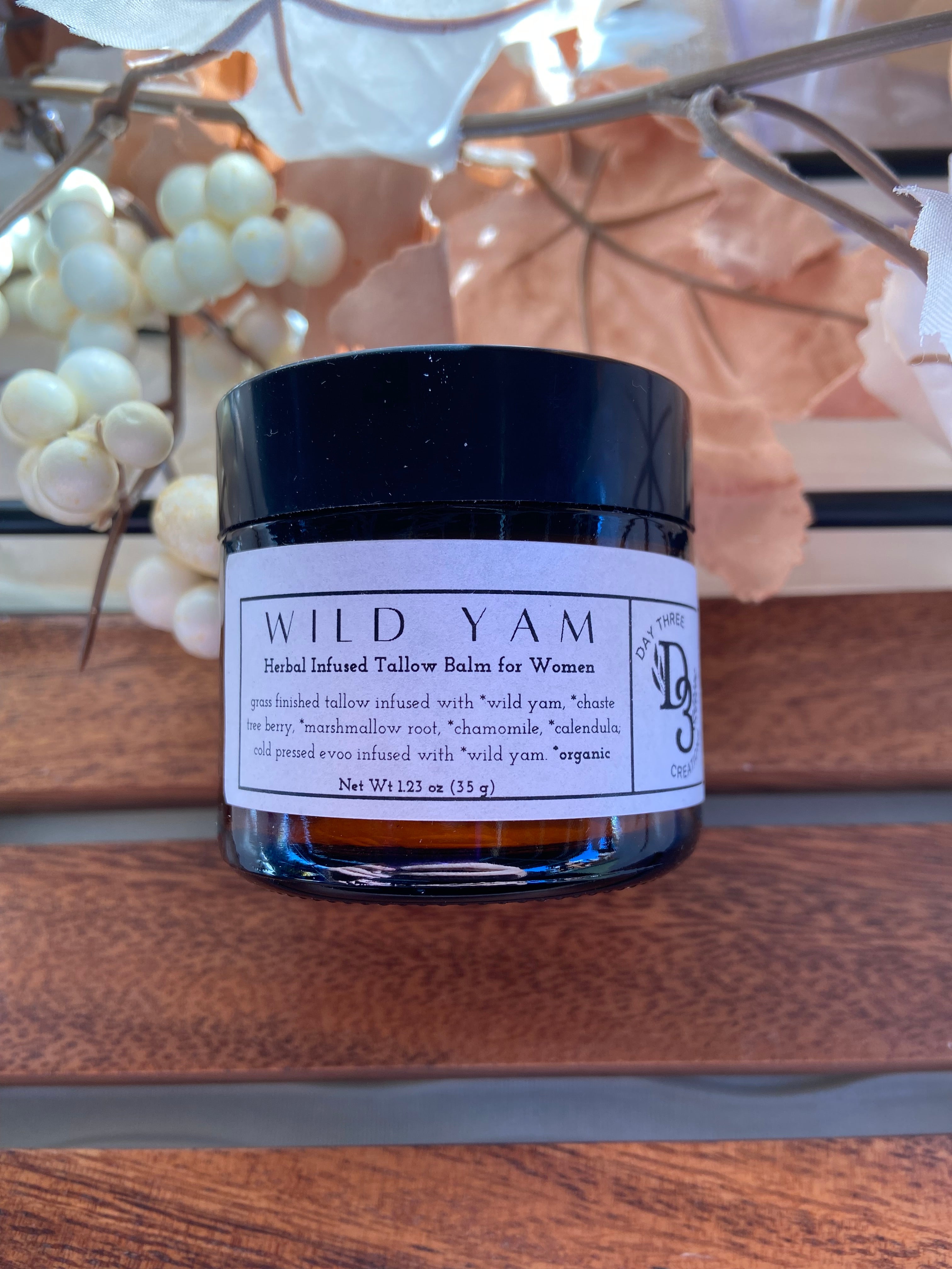 Wild Yam Hormone Support Tallow Balm