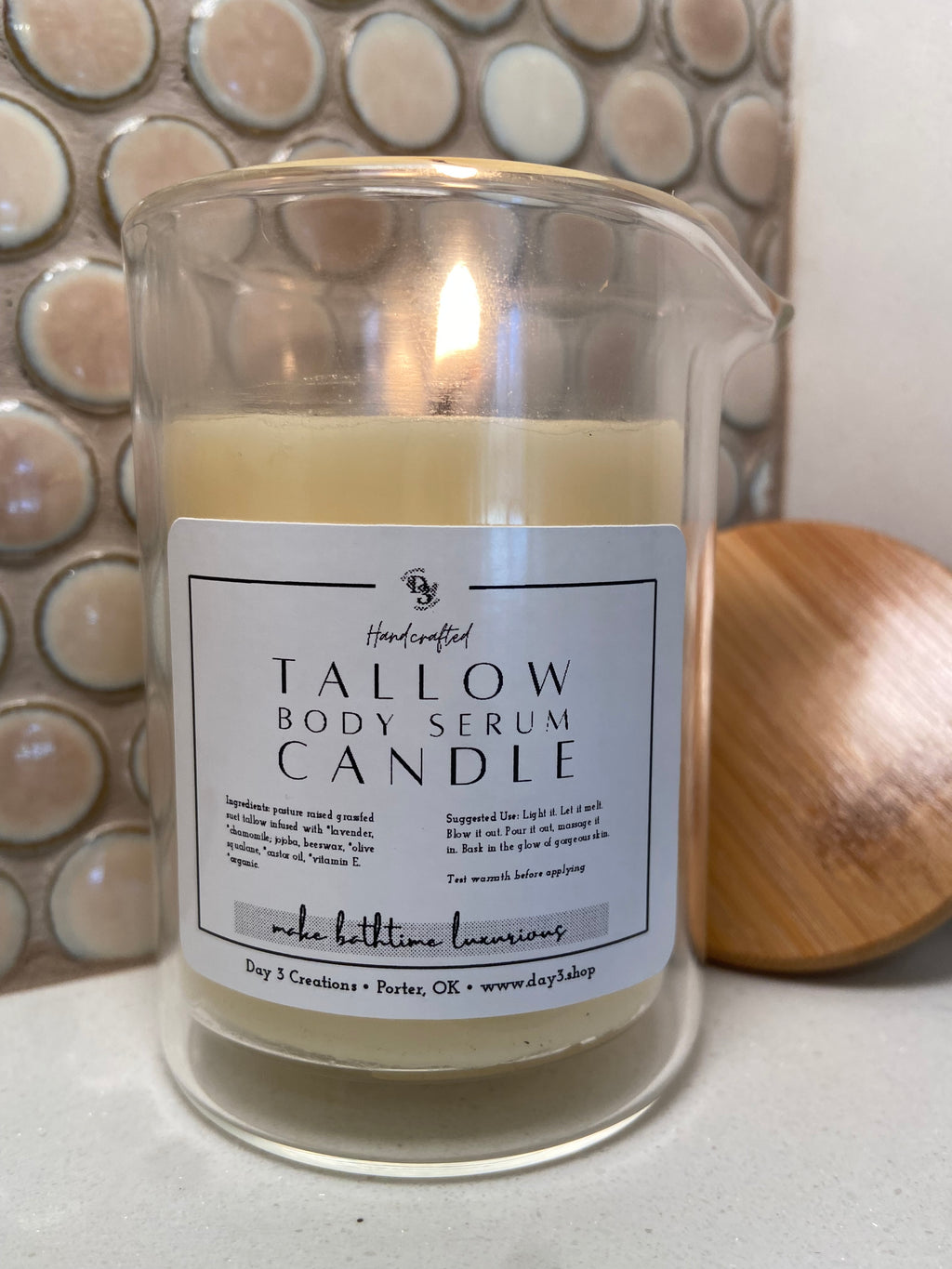 Warm Body Serum Candle