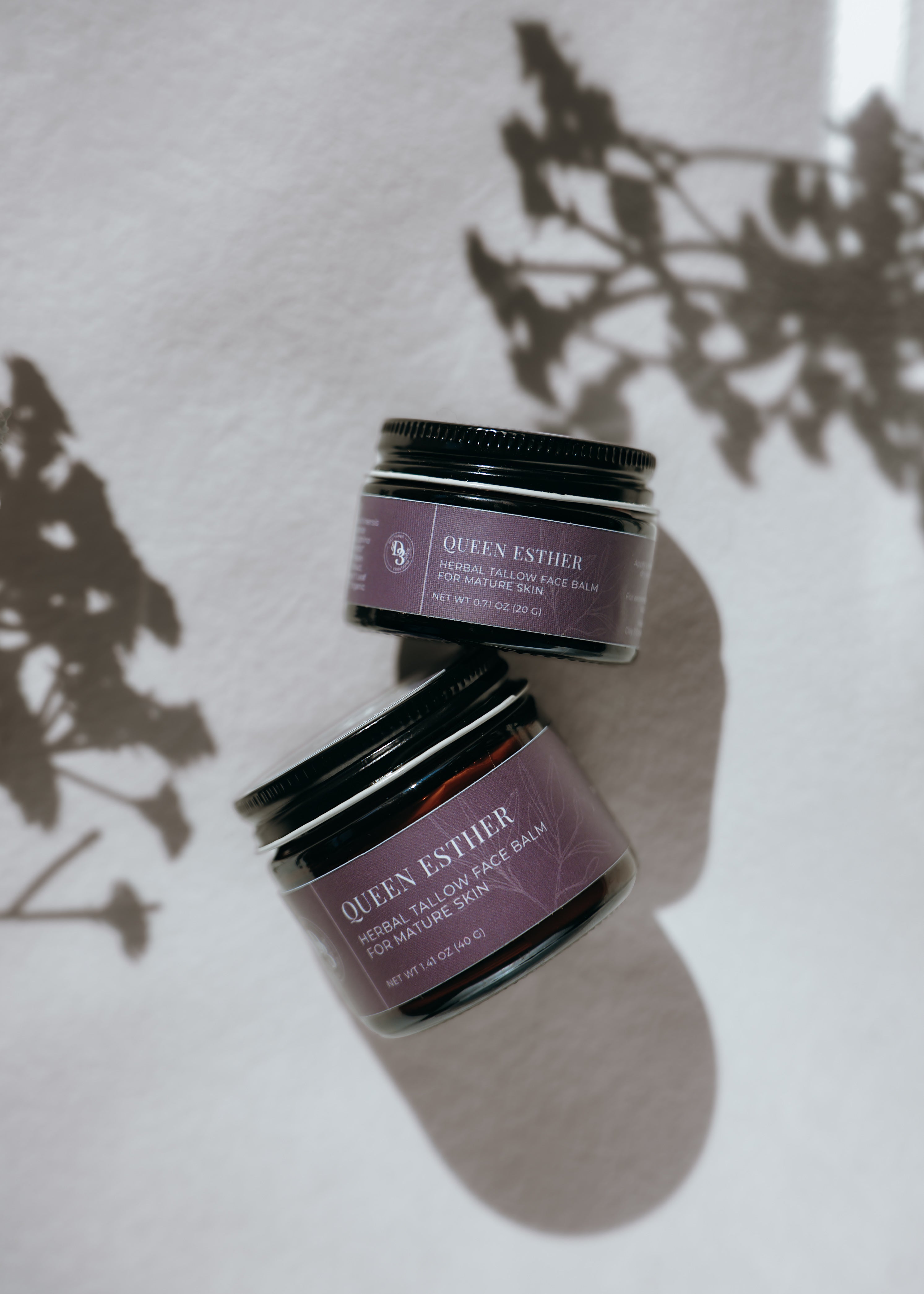 Queen Esther – Frankincense-Infused Tallow Face Balm for Mature Skin