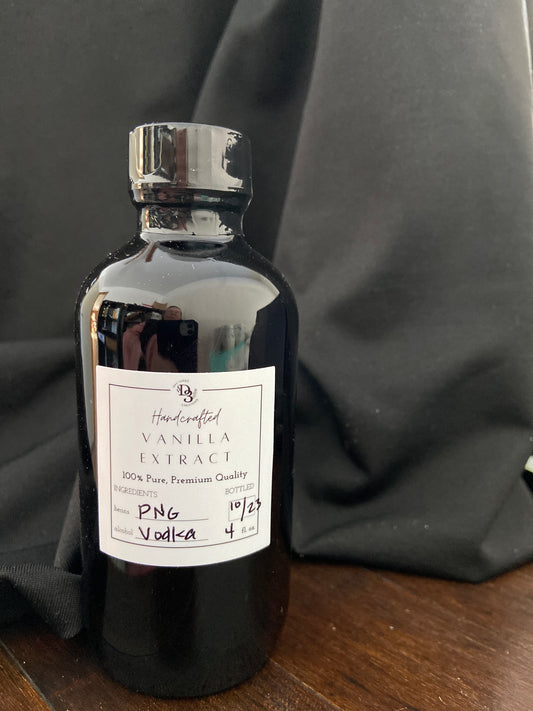 PNG Vanilla Extract with Vodka, 4 oz