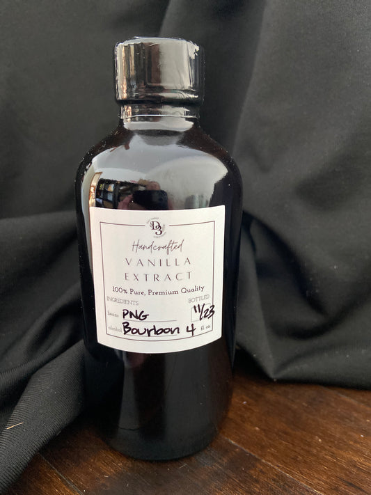 PNG Vanilla Extract with Bourbon, 4 oz