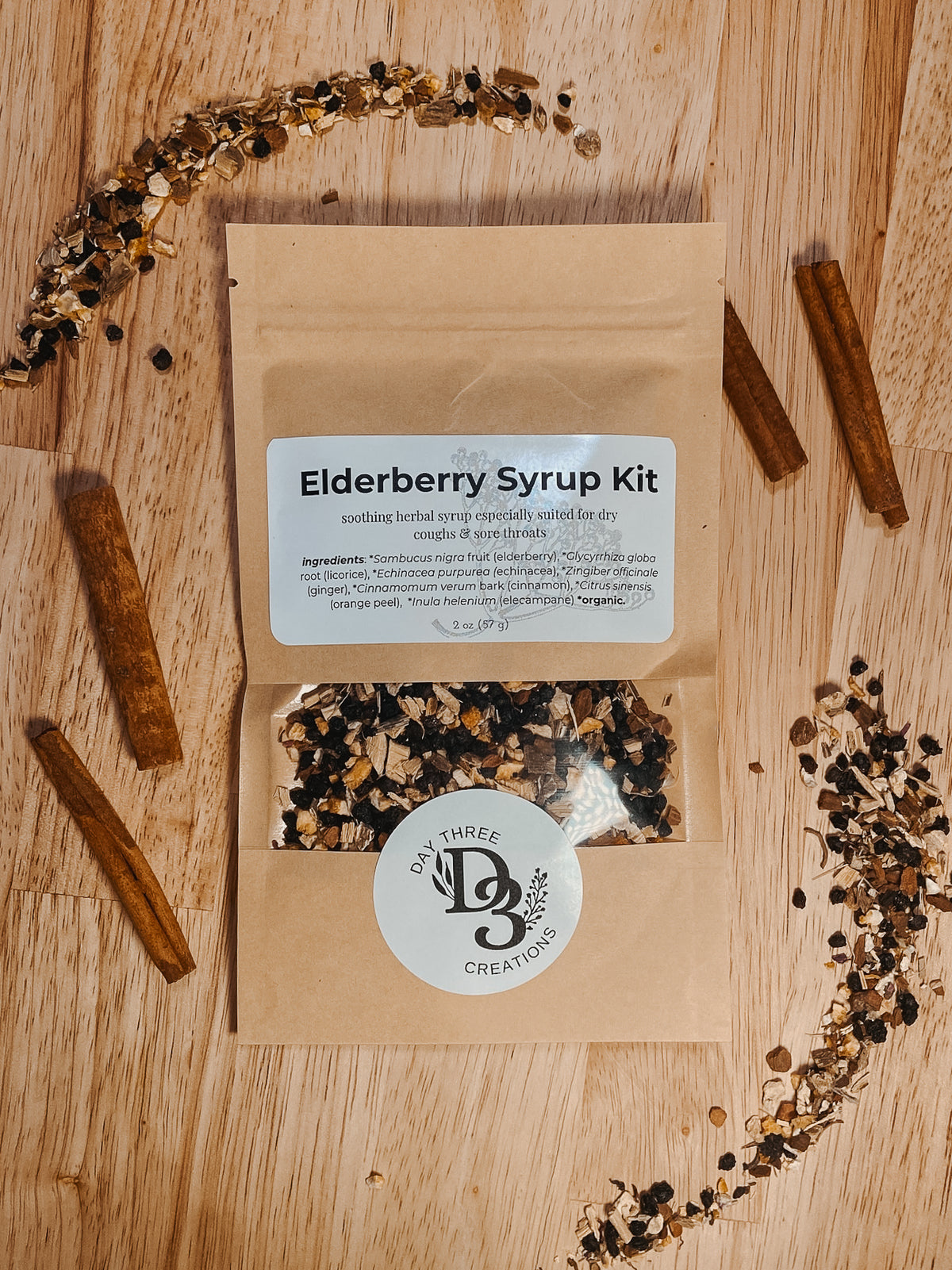 Elderberry Cough Syrup Kit
